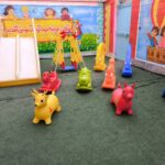 محوطه کودکستان قائم اسلامشهر